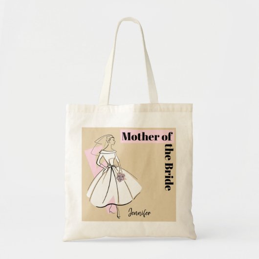 Mode Bride Neutrale Moeder van de Naam Bride Tote Bag (Voorkant)