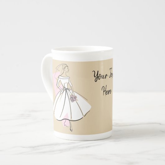Mode Bride Neutrale mok botchina (Voorkant links)