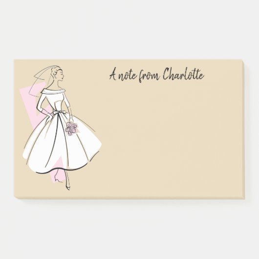Mode Bride Neutrale Nota's van de Tekst post-it Post-it® Notes (Voorkant)