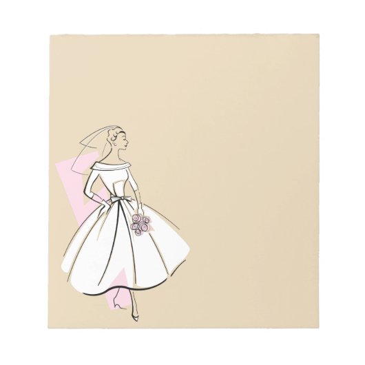 Mode Bride Neutrale notitieblok klein (Voorkant)