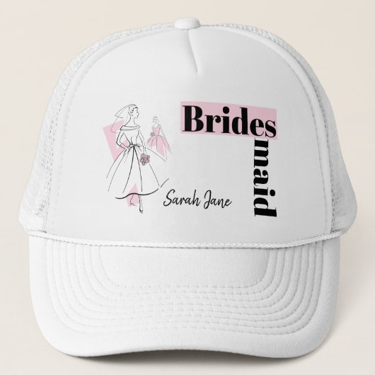 Mode Bride Pink Group Bridesmaid pet (Voorkant)