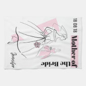 Mode Bride Pink Group Moeder van Bride Theedoek (Horizontaal)