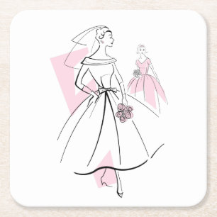 Mode Bride Pink Group onderzetter
