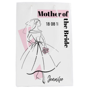 Mode Bride Pink Moeder van het medium Bride Cadeauzakje