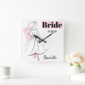 Mode Bride roze bride klok (Huis)
