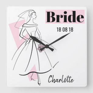 Mode Bride roze bride klok