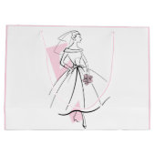 Mode Bride Roze cadeautas groot roze (Achterkant)
