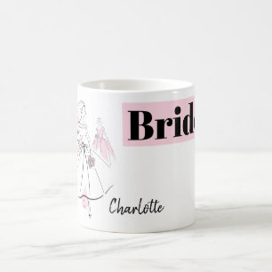 Mode Bride Roze Groep Bride Naam mok