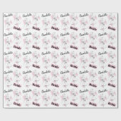 Mode Bride Roze Groep Naam Bride verpakkingspapier Cadeaupapier (Vlak)