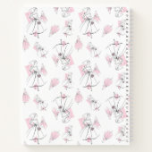 Mode Bride Roze Groepering Naam Datum multi Notitieboek (Achterkant)