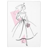 Mode Bride Roze klembord (Achterkant)