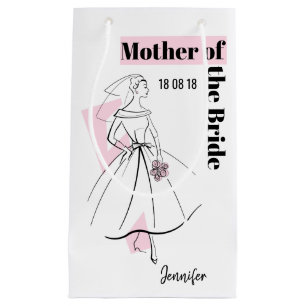 Mode Bride Roze Moeder van de Bride klein Cadeauzakje