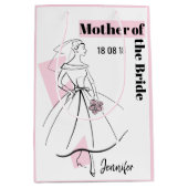 Mode Bride Roze Moeder van het Bride medium roze Cadeauzakje (Voorkant)