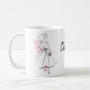 Mode Bride Roze Naam mok