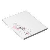 Mode Bride Roze notitieblok klein (Schuin)