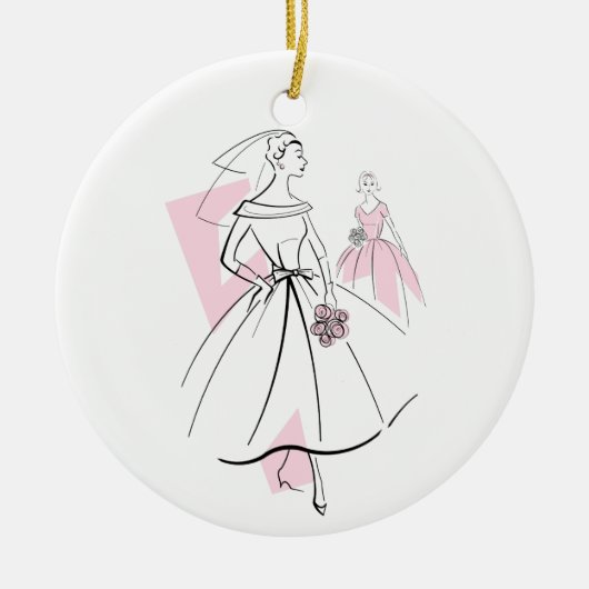 Mode Bride Roze ornament (Voorkant)