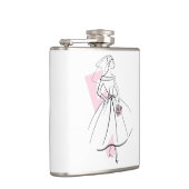Mode Bruid Roze fles Heupfles (Rechts)