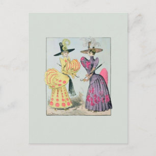 Mode Caricature ~ Carte postale / Invitations