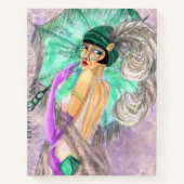 Mode Carnet Dame Parapluie (Devant)