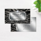 Mode Carte cadeau ongle Salon Zebra Parties scinti (Bureau)