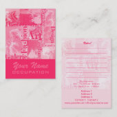 MODE - CARTE DE VISITE (Devant / Derrière)