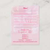 MODE - CARTE DE VISITE (Dos)