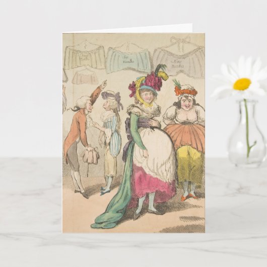 Mode - Carte de vœux pliée (Petite plante)