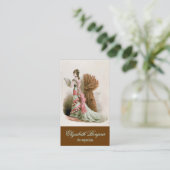Mode catalogus ~ Visitekaartje Vintage drukker (Staand voorkant)