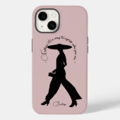 "Mode c'est un moyen d'express", iPhone 14 Coque (Verso)