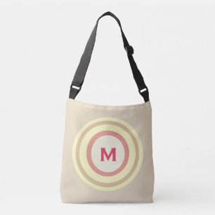 Mode Concentrische Cirkels Crossbody Tas