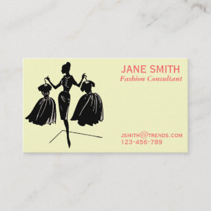Mode Consultant freelance professional Visitekaartje