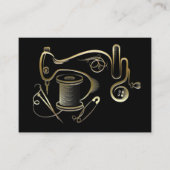 Mode, couture, Carte de visite Seamstress Version (Devant)