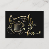 Mode, couture, Carte de visite Seamstress Version (Devant)