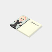 Mode/Couture/Posh (klonen) Dank u Post-it® Notes (Schuin)