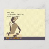 Mode  Couture Sieraden Trunk Show Uitnodiging Briefkaart (Achterkant)