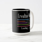 Mode créatif Chargement Artiste Café Mug (Devant droit)