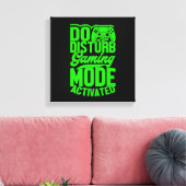 Mode de jeu Ne pas déranger activé Toile imprimée (Insitu(Salon))