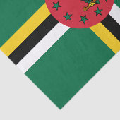Mode de la Dominique, papier de soie Drapeau de la (Détail)