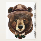 Mode de l'ours aquarelle (Dos)