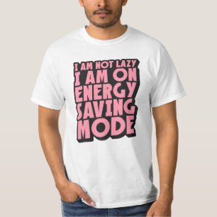 Mode d'économie d'énergie T-shirt activé pour homm