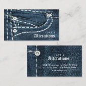 Mode Denim Jeans-wijzigingen Visitekaartje (Voorkant / Achterkant)