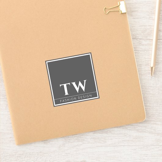 Mode Design Grey Sticker (Notitieboek)