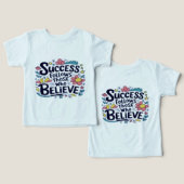 mode design lopen en goedheid T-shirt (Ontwerp Voorkant & Achterkant)