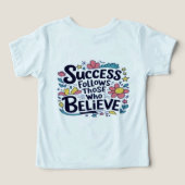 mode design lopen en goedheid T-shirt (Design achterkant)