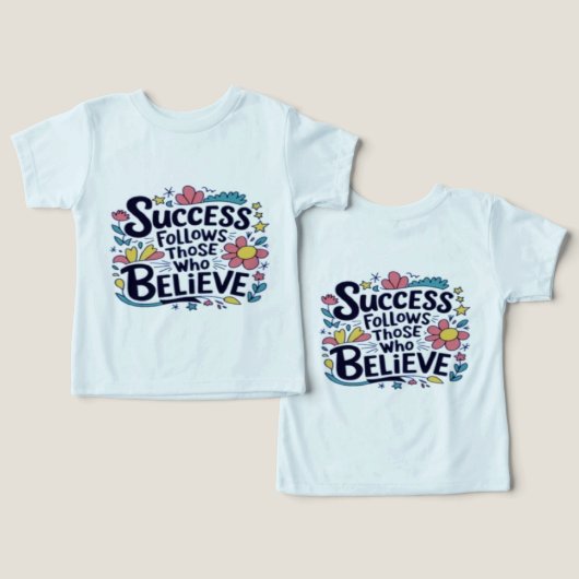 mode design marche et bonté T-shirt (Design Recto & Verso)