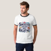 mode design marche et bonté T-shirt (Devant entier)