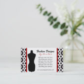 Mode Design Visitekaartje (Staand voorkant)