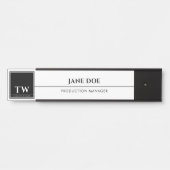 Mode Design Wit Deurbordje (Voorkant)