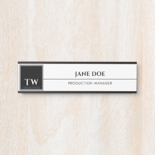 Mode Design Wit Deurbordje