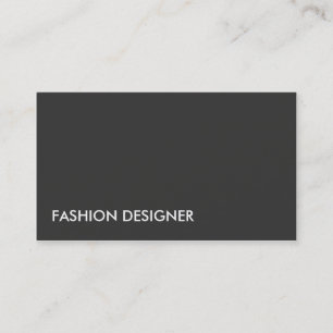 Mode Designer Elegant Professional Simple Black Visitekaartje